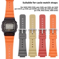 For Casio G-SHOCK DW5600/5610 GWB5600 Special Buckle Army Green Transparent Sky Blue Flexible Comfor