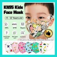 10pcs KN95 Kids Mask 5 Layer 3D Cartoon Face Mask Breathable Children Mask Anti-Virus Topeng Muka N9