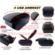 Perodua Viva Arm Rest USB Port Armrest Console Box 3usb 7usb 9usb