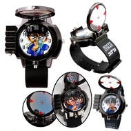 Anime Quartz Watches Detective Conan Cosplay Detective Watch Kawaii Cartoon Children Watches