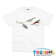 CHILDREN'S CLOTHES, CHILDREN'S T-SHIRT, AIRBUS A380 EMIRATES AIRCRAFT