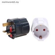 meilinvrenb5 EU Euro 2 Pin To UK 3 Pin Plug AC Universal Adapter Travel Converter European .