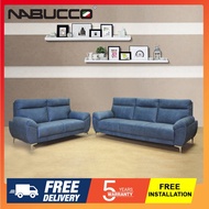 Nabucco N5010 Trend 2+3 Sofa Set[Can Choose Casa Leather or Water Resistance Fabric][Delivery in West Malaysia Only]