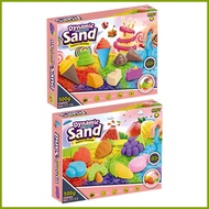 Sand for Sandbox Moldable Sand Play Sand Educational Toys Kids Sand Sensory Sand with Tools & Molds 