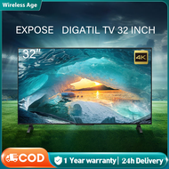 ทีวี 32ราคาถูกๆ TV 32 นิ้ว ทีวีดิจิตอล Digital LED TV  HD 75hz ทีวีอนาล็อก โทรทัศน์ โทรทัศน์จอแบน จัดส่งตลอด 24 ชั่วโมง