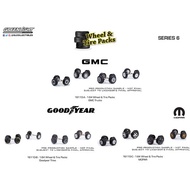 Greenlight Wheels Wheel &amp; Tyre Tire Pack (Goodyear / GMC / Mopar / Dually / Michelin / Hollywood)