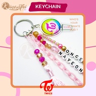 GANTUNGAN KPOP TWICE ONCE KEYCHAIN / NAYEON DAHYUN SANA MOMO JIHYO TZUYU MINA JONGYE CHAEYOUNG KEYCH