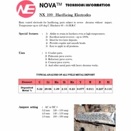 KAWAT LAS NOVA NX100 NX 100 NOVA WELDING ELECTRODE