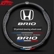 Honda Brio Leather Car Steering Wheel Cover Comfortable and Non-slip For Brio G1 DD1 DD2 2011-2017 G