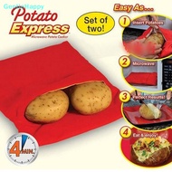 GentleHappy Microwave Oven Potato Cooker Bag Baked Potato Microwave Cooking Potato kitchen sg