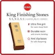 KING Japanese Water Whetstones – Super Finish S‑ & G‑Series (#4000 • #6000 • #8000) Sharpening Stone