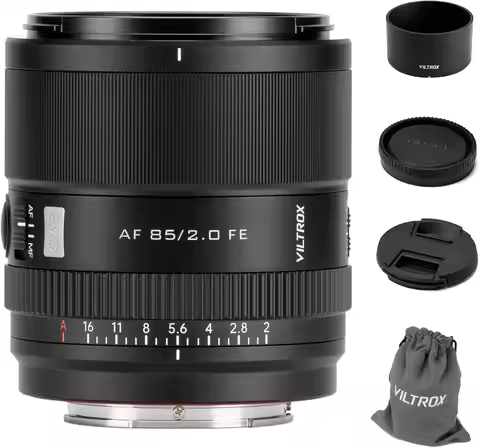 Viltrox AF 85mm F2 EVO Full Frame Lens Autofocus for Sony E Mount A6700 A7C2 A7CR A7M4 ZV-E1 Portrai