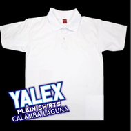 White Polo Shirt Yalex Red Label with Collar