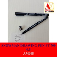 Snowman DRAWING PEN FT 700 0.5