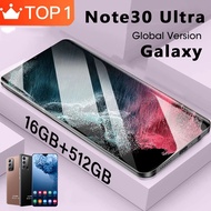 Phone Galaxy Note30 Ultra Smartphone Original 7.5 inch HD Screen Handphone 5G WiFi RAM 16GB ROM 512G