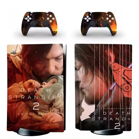Death Stranding 2 PS5 Disc Skin Sticker Decal Cover for Console & Controllers PS5 Disk Skin Sticker 