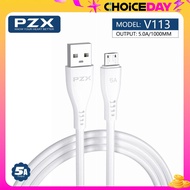 KAIDEE V113 For Micro สายชาร์จ PZX V113 5A DATA CABLE SUPER DURABLE สายชาร์จเร็ว ทนทาน 1M สายชาร์จ Micro Type-C Lightning