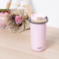 贈吸管&提袋 ∣日本Mosh! 圈圈吸管杯-480ml 粉