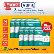 Adfit 8 Packs Combo Adult PANTS Diapers ( M/L/XL/XXL )