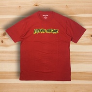 T-shirt Tshirt Fucking Awesome Basic Font Text Middle Printed Tees | KAOS TSHIRT FUCKING AWESOME BAS