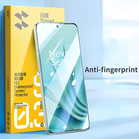 SmartDevil 2Pcs Tempered Glass for OnePlus Ace 5 5Pro 2V 3V HD Screen Protector Anti-fingerprint Ant