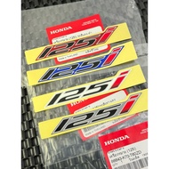 BLACK 125i STAMP STICKER WAVE 125i/ FUTURE 125i CENTER HONDA THAILAND