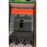 MCCB SCHNEIDER EZC 250F 3 POLE PHASE 125A 160A 200A 250A Original