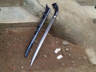 Pisau baja super tajam / Golok baja asli / pedang samurai panjang /
