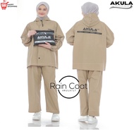 AKULA Men's Raincoat Suit Anti-Leak Clothes and PantsWanita By AKULA Pvc Material 0'25