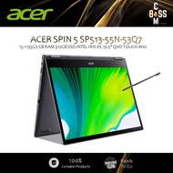*NEW* ACER SPIN 5 SP513-55N-53Q7 (I5-1135G7/8GB OB/512GB SSD/INTEL IRIS XE/13.5" QHD TOUCH/W10) STEE