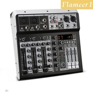 [flameer1] Portable Audio Mixer Sound Mixer DSP Sound Board Digital Mixing for DJ Studio Guitar Gaming