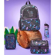 Smiggle Starry cat backpack/lunchbag/Cil case/bottle