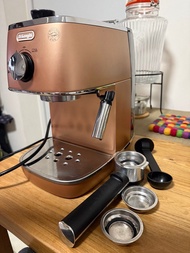 Delonghi Coffee Machine Distinta ECI 341.CP 德龍泵壓半自動咖啡機 銅色