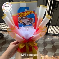HOTWHEELS Hot Wheels flower bouquet - toy car bouquet contains 1 - Hot Wheels bouquet contains 1 - g