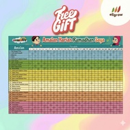 [FREE GIFT] CHECKLIST RAMADHAN KANAK-KANAK | FREE GIFT SETIAP PEMBELIAN ELLGROW
