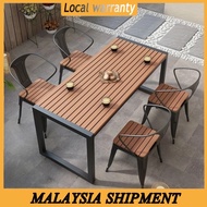 Outdoor Table And Chair Set Courtyard Garden Chair Balcony Waterproof Sunscreen Table Dining Table