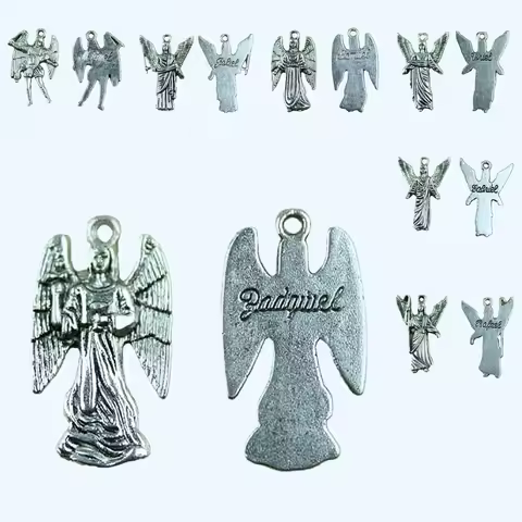 21pcs 24x14mm Mixed Archangel Charms (7 Archangels)