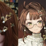 Return to the Future 1999 Kacania Same Style Hair Clip Game Peripheral Two-Dimensional cos Accessori