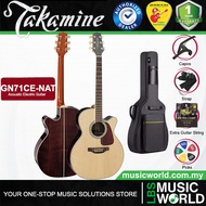 Takamine GN71CE-NAT NEX Cutaway Solid Spruce Top Acoustic Electric Guitar with Bag - Natural (GN71CE