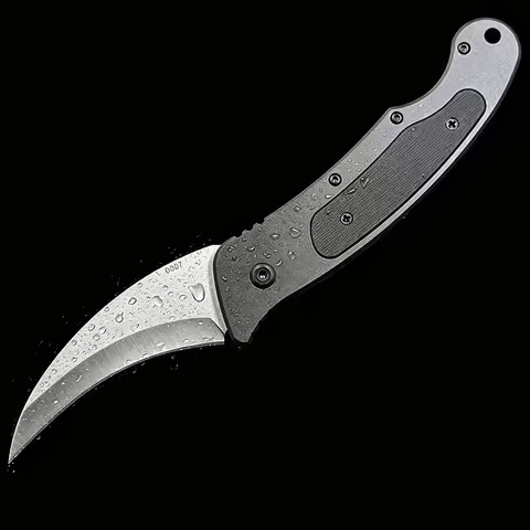 AT EMR Elvia folding knife Aluminum/G-10 Handle 154CM blade knives