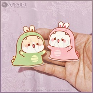 WM APPAREL Sticker Dino Rabbit thick Premium quality graphic