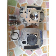 Cylinder Set Head Wave100 Piston 53 Dream 100 53 + Ring 53 mm. Original Modified Cam Direct Model So