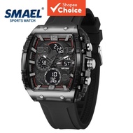 Smael 8109 Men's Sports Watch 50m Waterproof Dual LED Display Luminous Multifunction