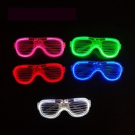 LED Glasses Light Up Glasses Shutter Shades Glow Sticks Glasses Led Party Sunglasses Adult Kids Birthday Neon Party Glow Toys