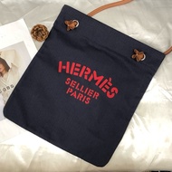 Hermes 深藍色aline帆布包B刻 尺寸約29*34cm。
