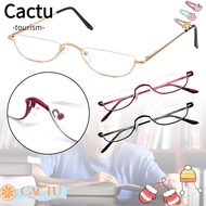 CACTUS Reading Glasses  Fashion Spring Hinge Half Frame Metal +1.00~+4.0 Diopter