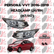 PROTON PERSONA VVT 2016 2017 2018 2019 HEADLAMP WITH MOTOR (H7/H7)/LAMPU DEPAN PERSONA VVT 2016-2019