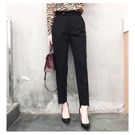 High-low baggy pants for women