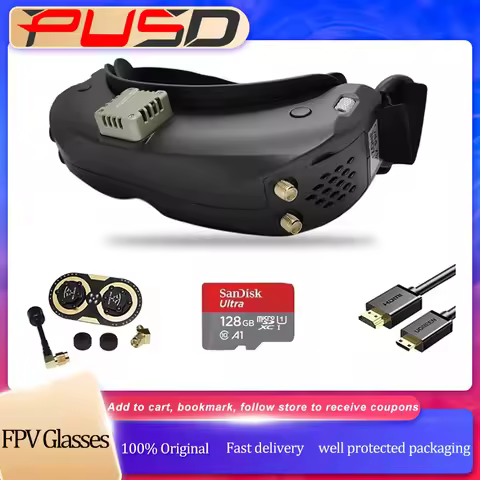 Skyzone SKY04O PRO 1280x720 OLED FPV GOGGLES 720P 60FPS 5.8Ghz 48CH Steadyview DVR Head Tracker For 