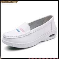 Kasut Jururawat Putih Nurse Slip Buckle Flat Shoes Nurse White Shoes